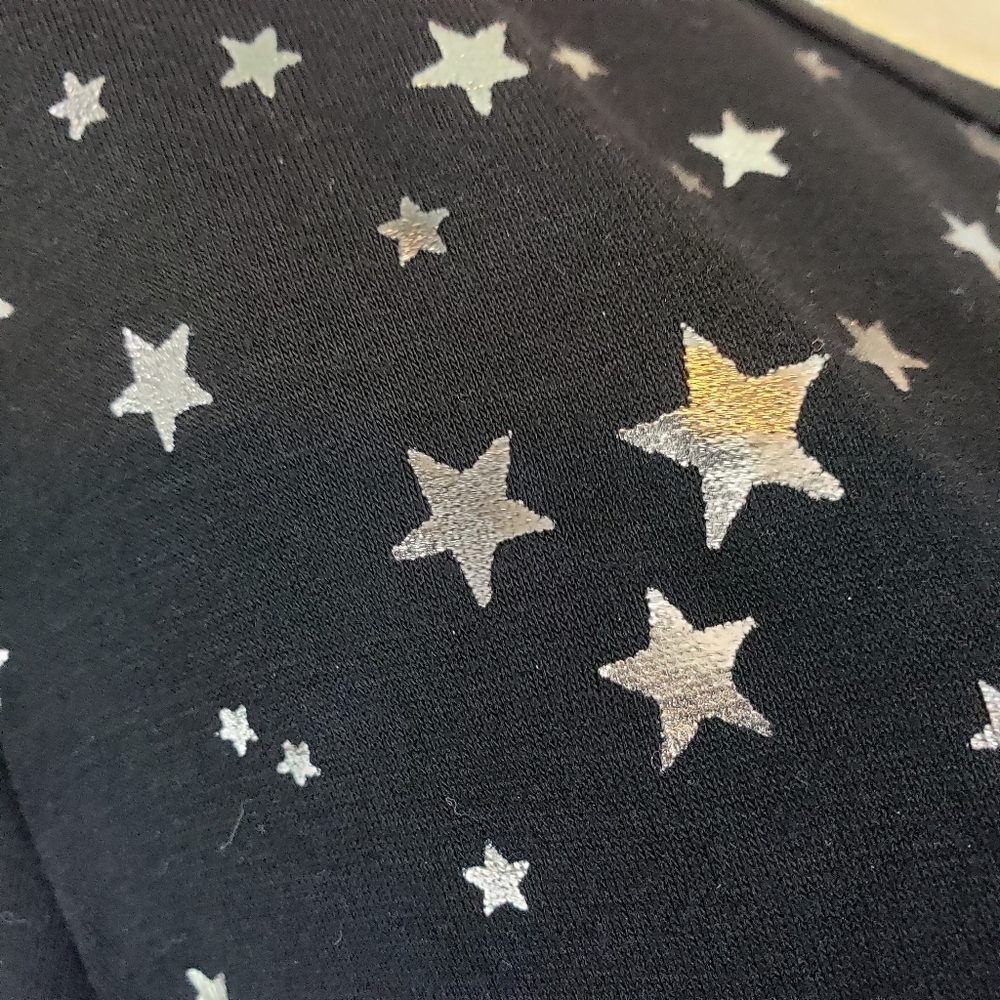 Karen Kane black and silver star top size Small - Picture 5 of 7